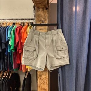 Vintage Khaki Cargo Shorts